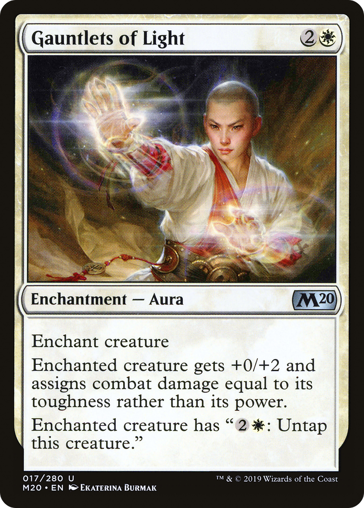 Image of Gauntlets of Light (M20-017) - Core Set 2020