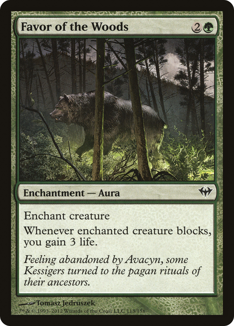 Image of Favor of the Woods (DKA-113) - Dark Ascension