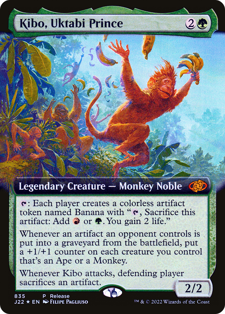 Image of Kibo, Uktabi Prince (Extended Art) (LARP-835) - Jumpstart 2022: (Extended Art) Foil