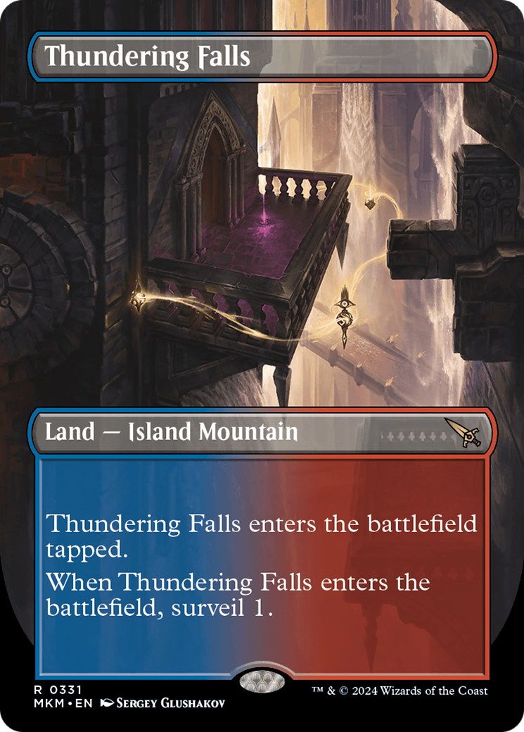 Image of Thundering Falls (Borderless) (MKM-331) - Murders at Karlov Manor (Borderless)