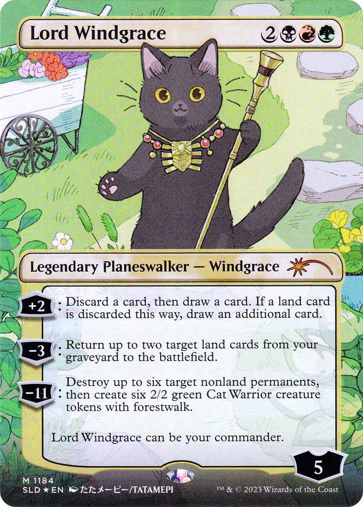 Image of Lord Windgrace (SLD-1184) - Secret Lair Drop (Borderless) Foil