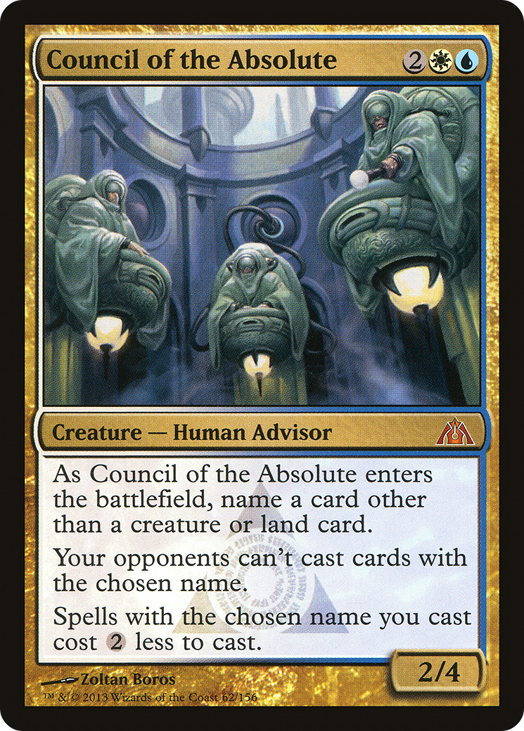 Image of Council of the Absolute (DGM-062) - Dragon's Maze Foil