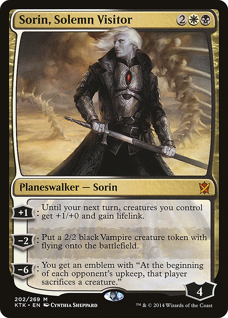 Image of Sorin, Solemn Visitor (KTK-202) - Khans of Tarkir