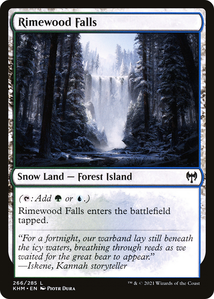Image of Rimewood Falls (KHM-266) - Kaldheim: (snow)