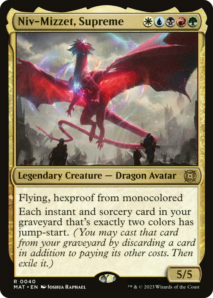 Image of Niv-Mizzet, Supreme (MAT-040) - March of the Machine: The Aftermath