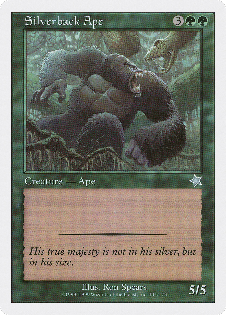 Image of Silverback Ape (S99-141) - Starter 1999