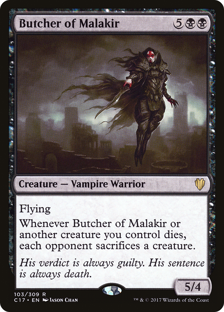 Image of Butcher of Malakir (C17-103) - Commander 2017
