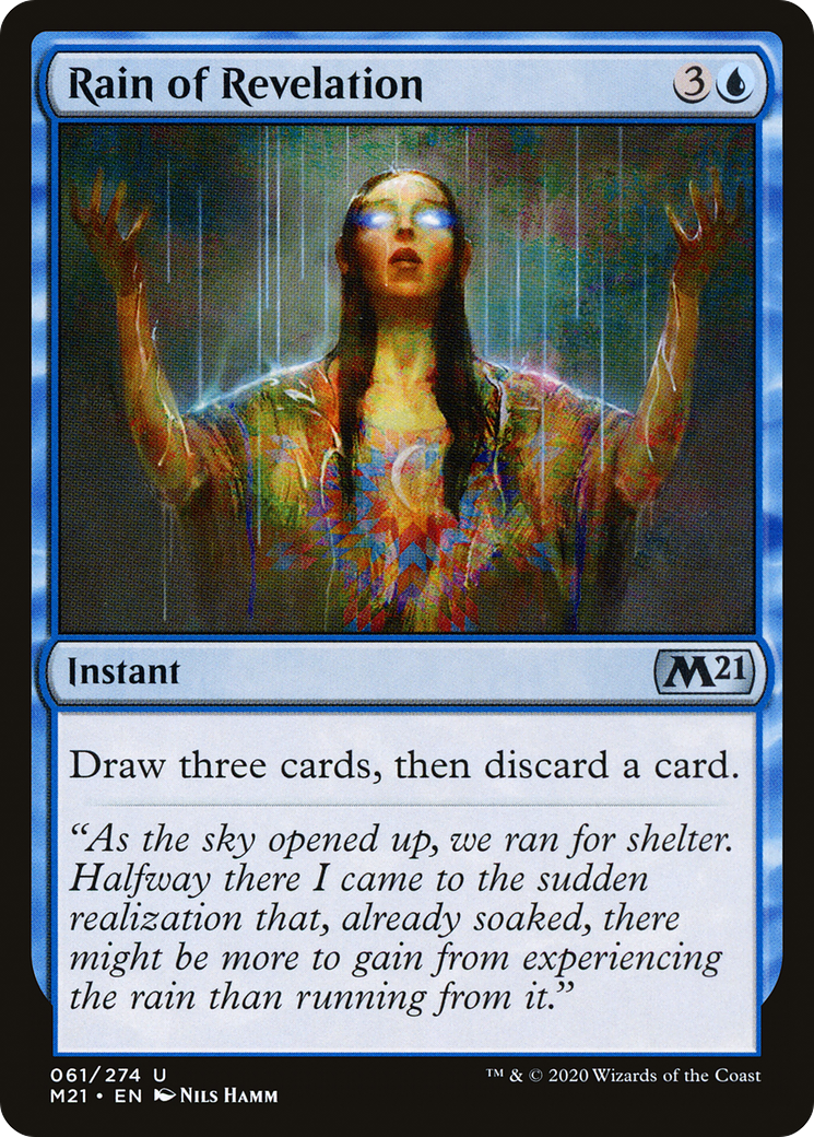 Image of Rain of Revelation (M21-061) - Core Set 2021 Foil