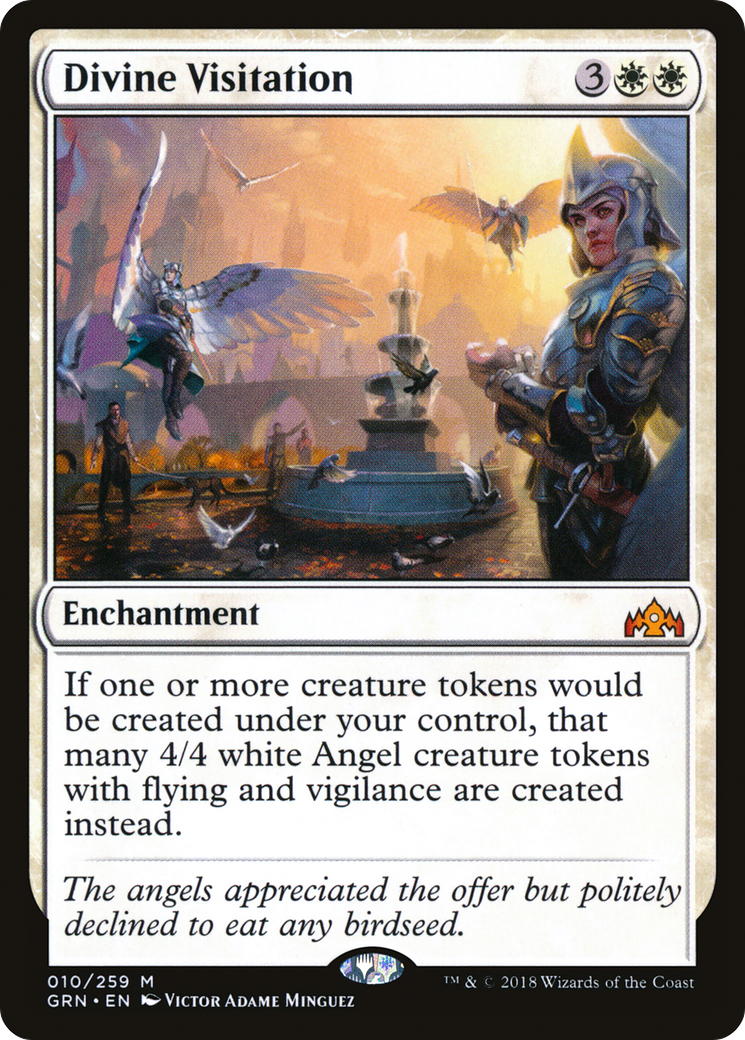 Image of Divine Visitation (GRN-010) - Guilds of Ravnica Foil