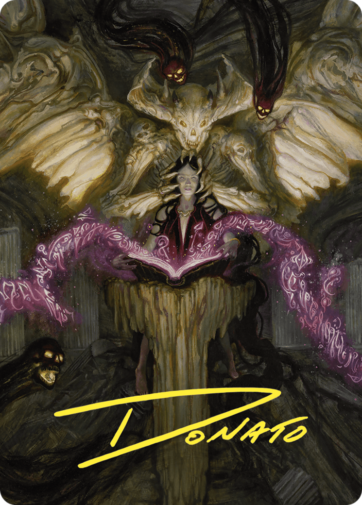 Image of Demonic Tutor // Demonic Tutor (ACMM-064) - Commander Masters Art Series (Borderless) Foil