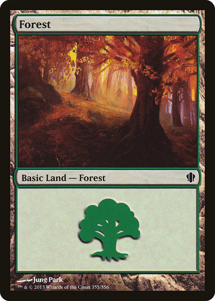 Image of Forest (355) (C13-355) - Commander 2013