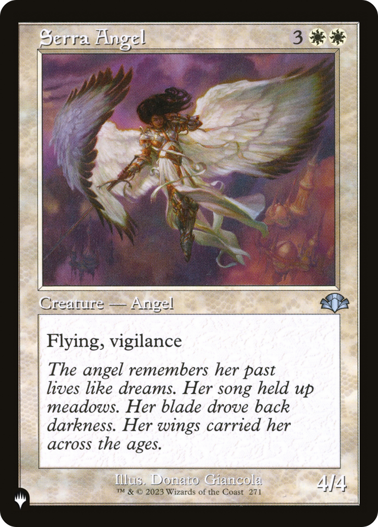 Image of Serra Angel (LIST-DMR-271) - The List
