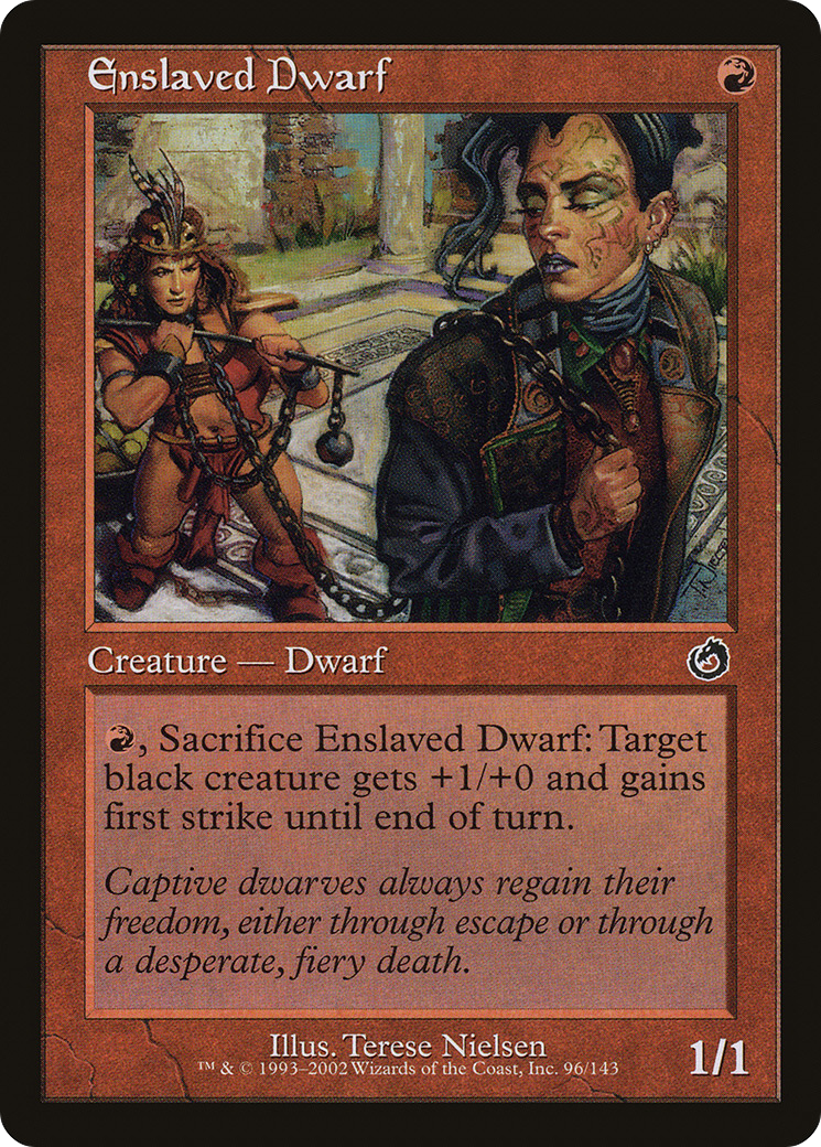 Image of Enslaved Dwarf (TOR-096) - Torment Foil