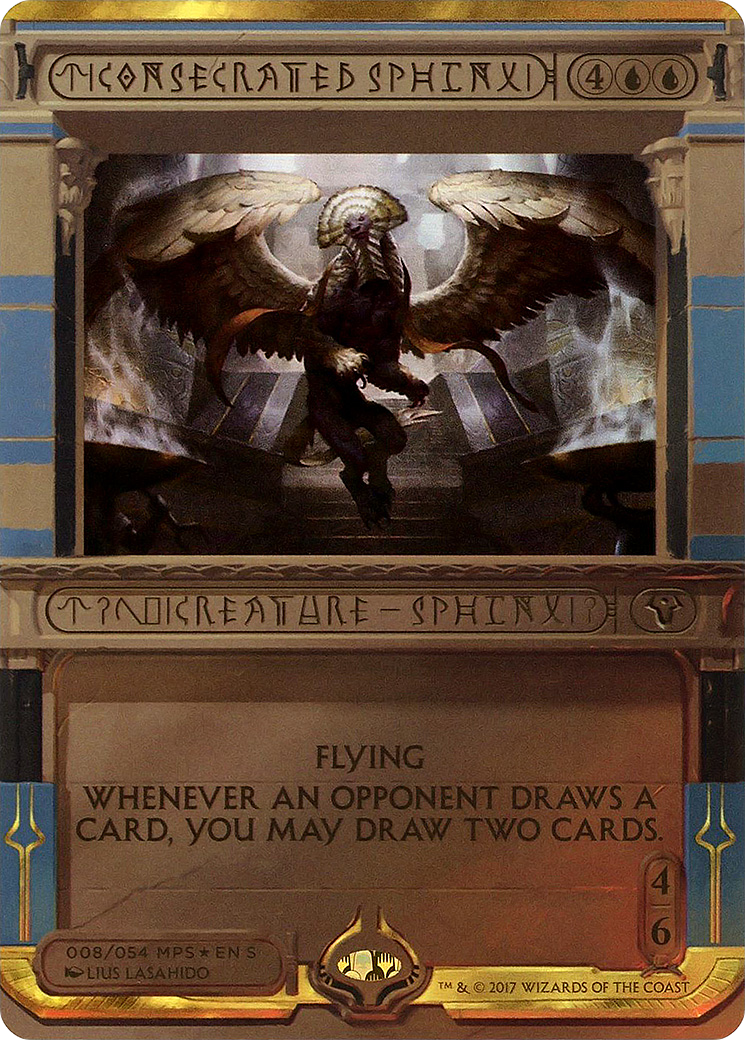 Image of Consecrated Sphinx (MPS2-008) - Amonkhet Invocations (Borderless) Foil