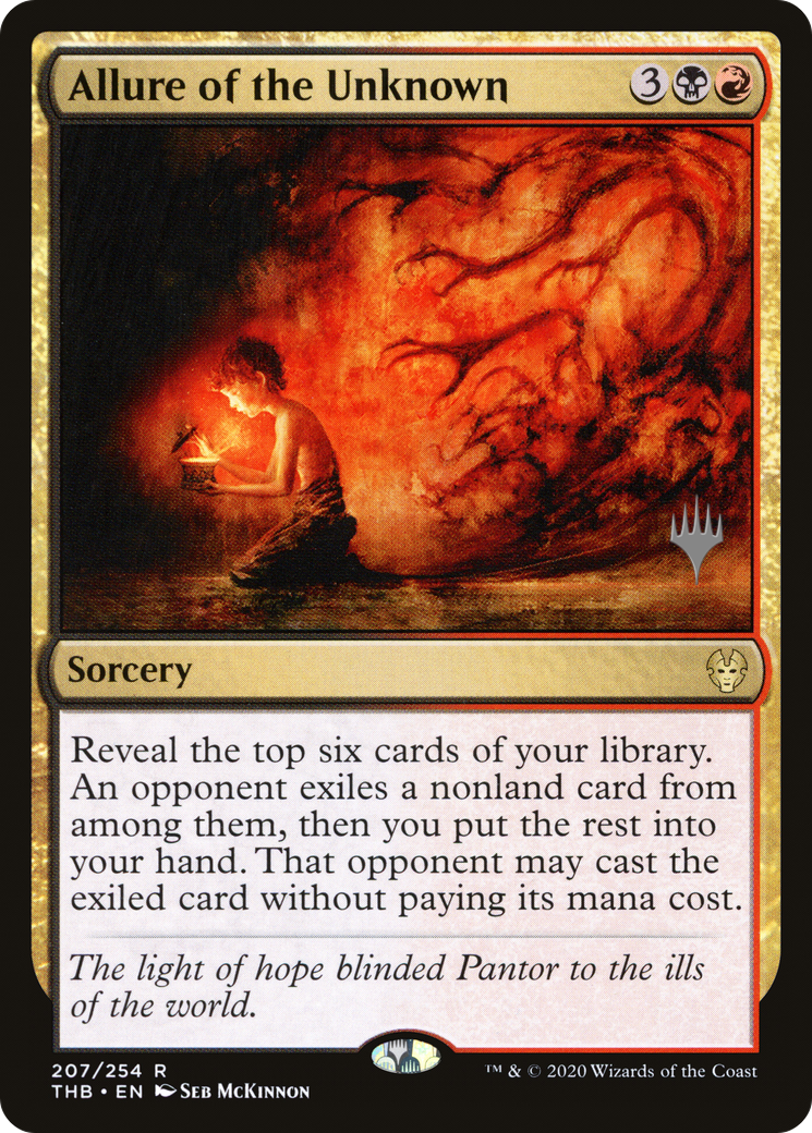 Image of Allure of the Unknown (PPTHB-207P) - Theros Beyond Death Promos Foil