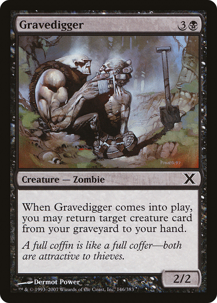 Image of Gravedigger (10E-146) - Tenth Edition Foil