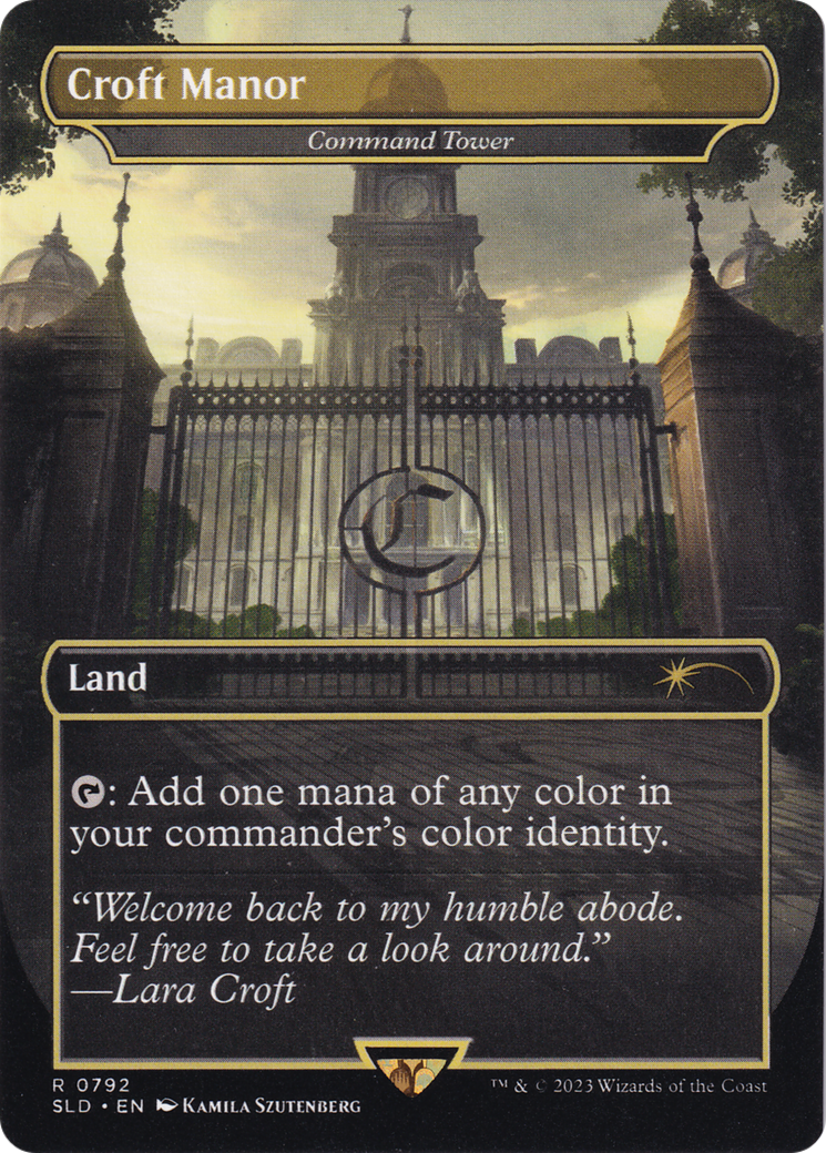 Image of Croft Manor - Command Tower (SLD-792) - Secret Lair Drop / Croft Manor (Borderless)