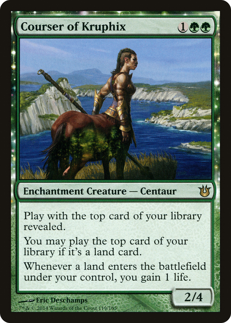 Image of Courser of Kruphix (BNG-119) - Born of the Gods: (enchantment) Foil