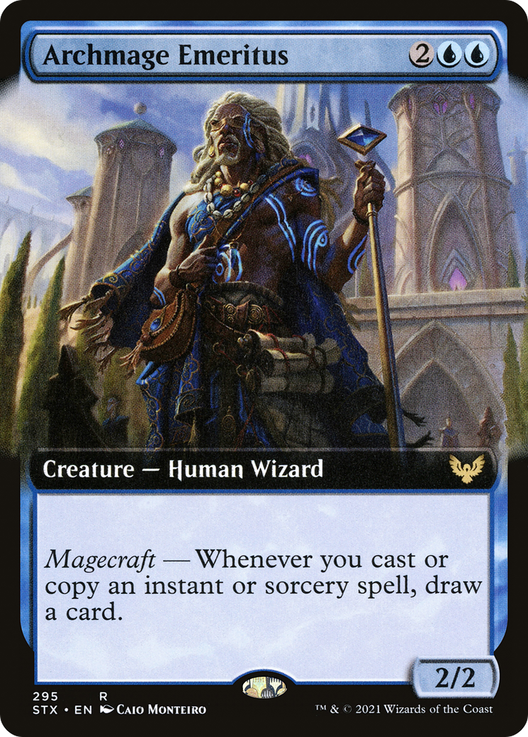 Image of Archmage Emeritus (Extended Art) (STX-295) - Strixhaven: School of Mages: (Extended Art)