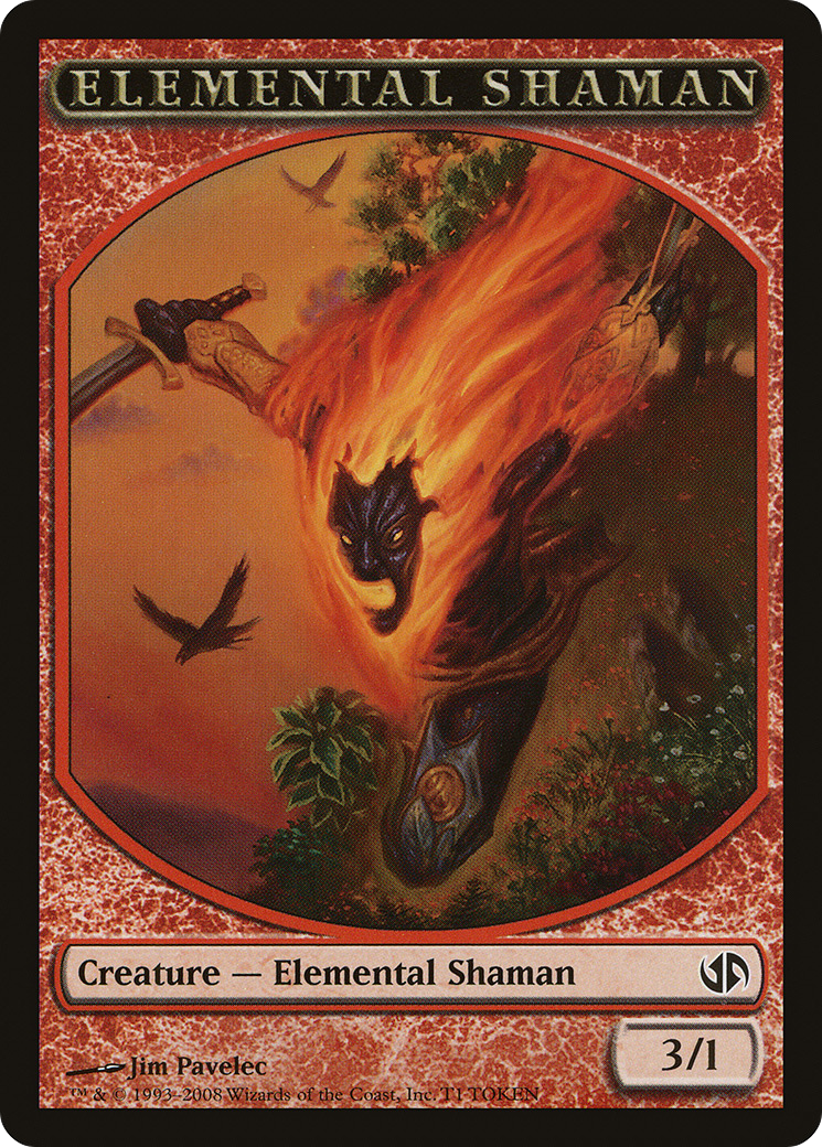 Image of Elemental Shaman Token (DD2-0T1) - Duel Decks: Jace vs. Chandra Tokens