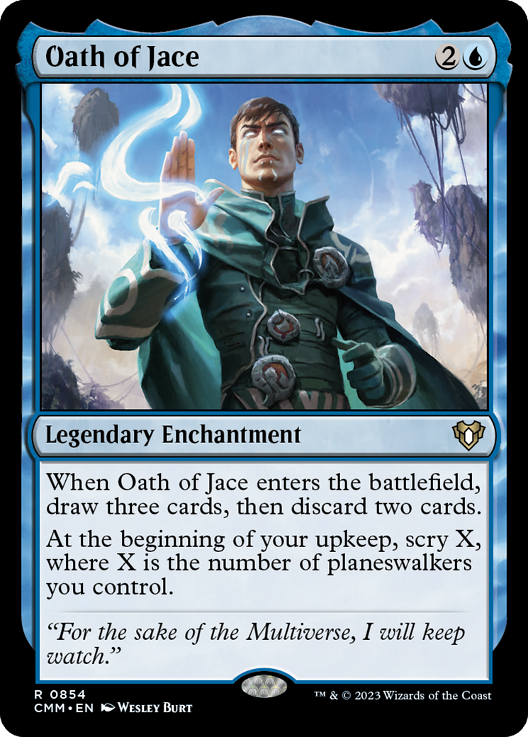 Image of Oath of Jace (CMM-854) - Commander Masters