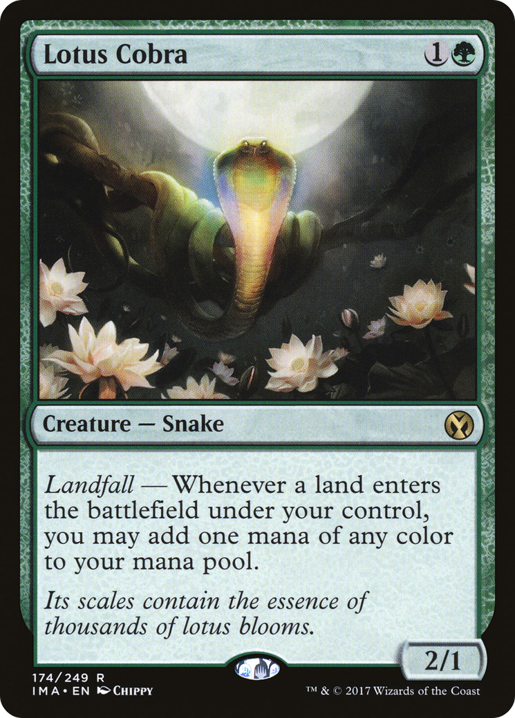 Image of Lotus Cobra (IMA-174) - Iconic Masters Foil