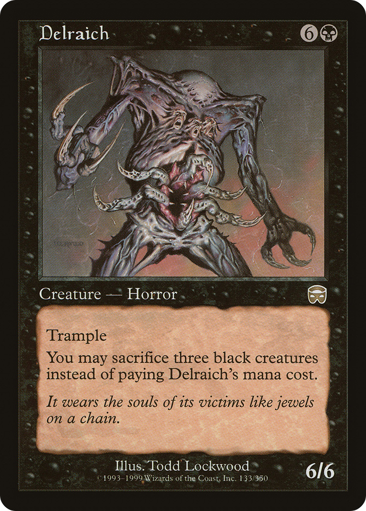 Image of Delraich (MMQ-133) - Mercadian Masques Foil