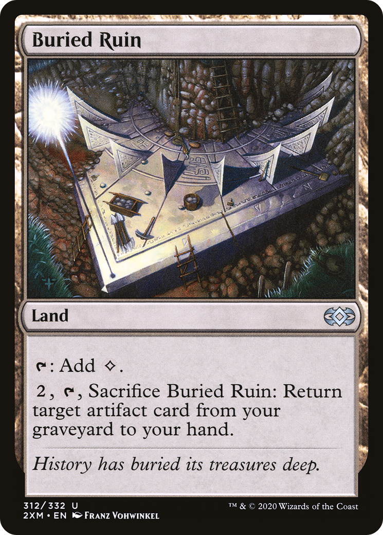 Image of Buried Ruin (2XM-312) - Double Masters Foil