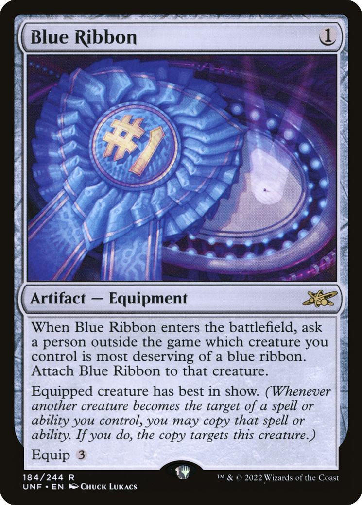 Image of Blue Ribbon (UNF-184) - Unfinity