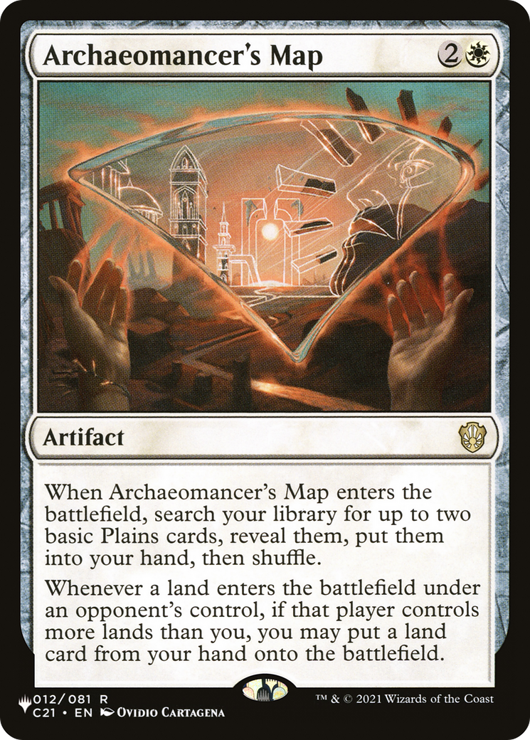 Image of Archaeomancer's Map (LIST-012/081) - The List