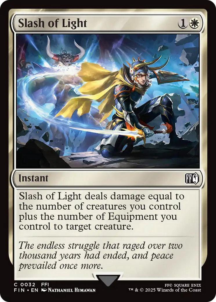 Image of Slash of Light (FIN-032) - FINAL FANTASY Foil