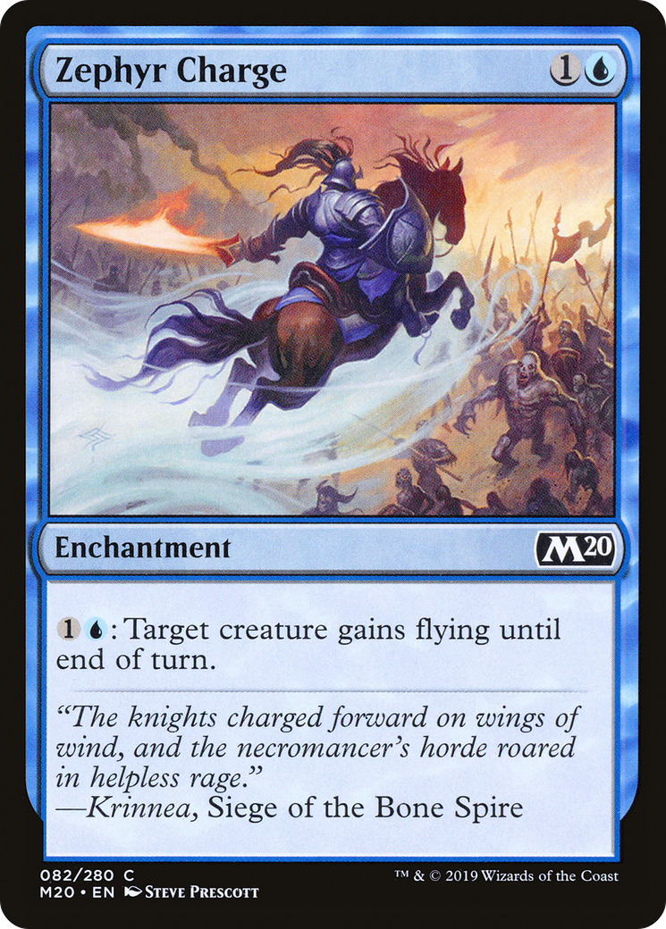 Image of Zephyr Charge (M20-082) - Core Set 2020 Foil