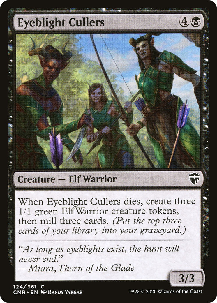 Image of Eyeblight Cullers (CMR-124) - Commander Legends