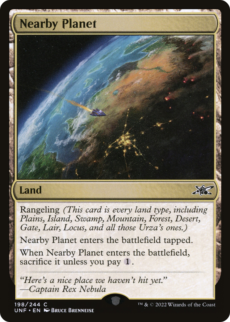 Image of Nearby Planet (UNF-198) - Unfinity Foil