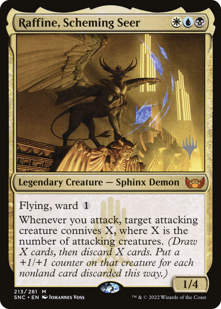 Image of Raffine, Scheming Seer (PPSNC-213P) - Streets of New Capenna Promos