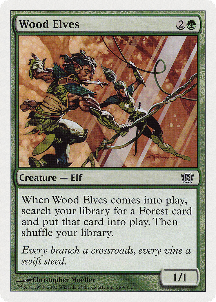Image of Wood Elves (8ED-289) - 8th Edition