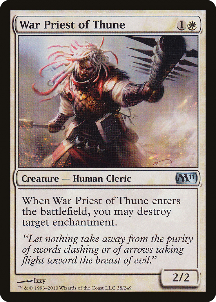 Image of War Priest of Thune (M11-038) - Magic 2011