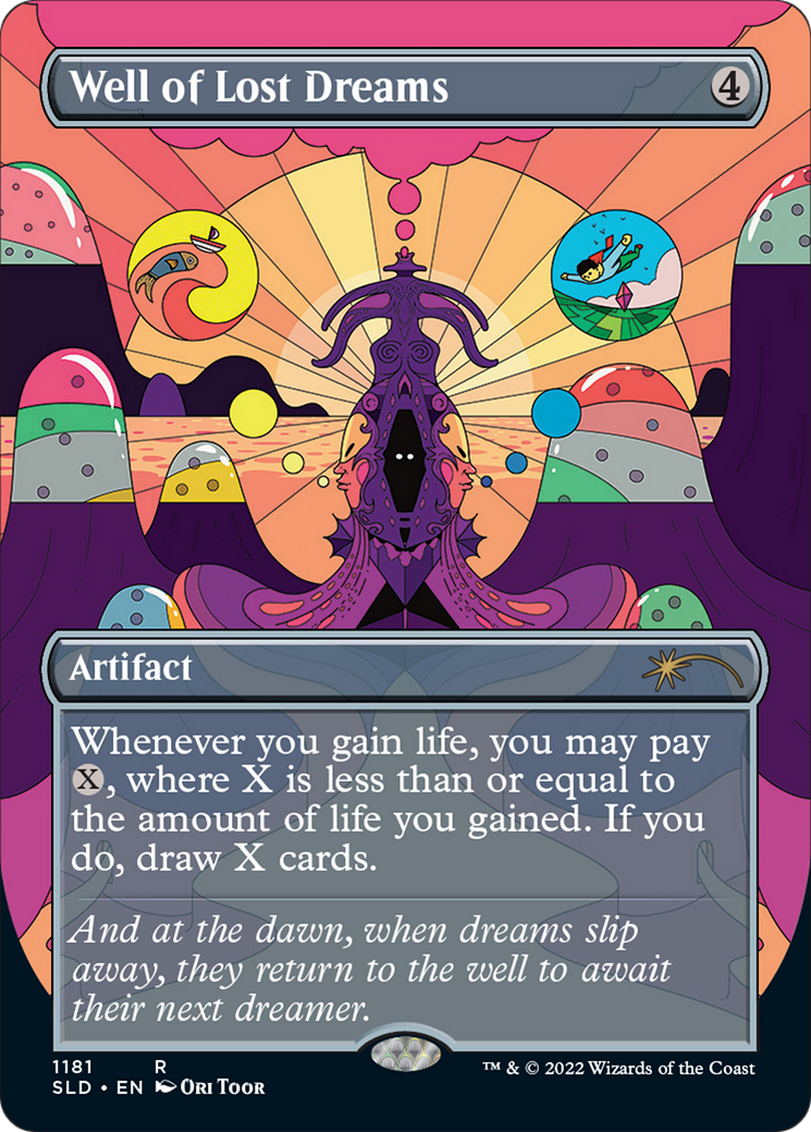 Image of Well of Lost Dreams (1181) (SLD-1181) - Secret Lair Drop (Borderless) Foil