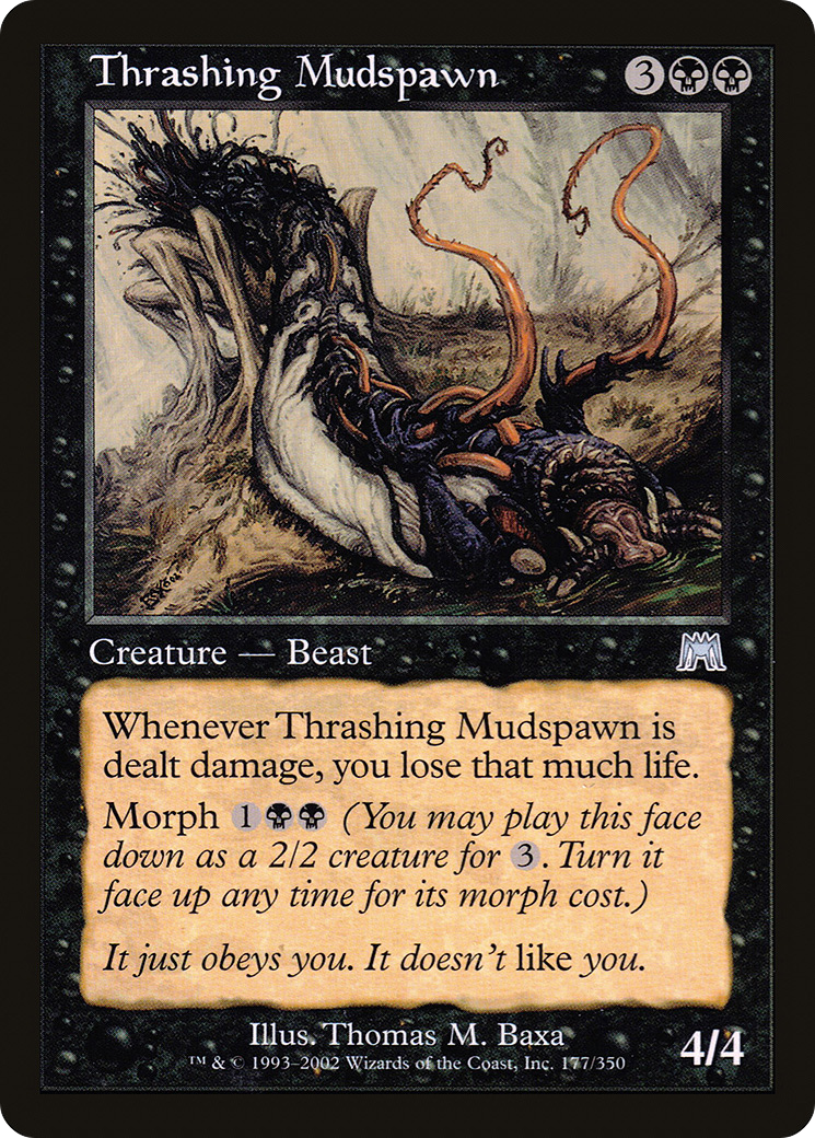 Image of Thrashing Mudspawn (ONS-177) - Onslaught Foil