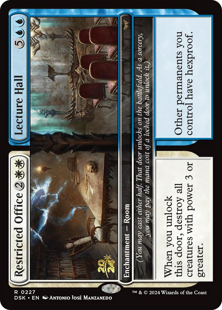 Image of Restricted Office // Lecture Hall (PRE-227) - Duskmourn: House of Horror Promos Foil