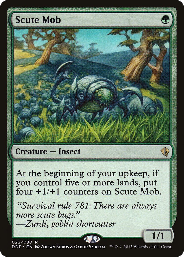 Image of Scute Mob (DDP-022) - Duel Decks: Zendikar vs. Eldrazi
