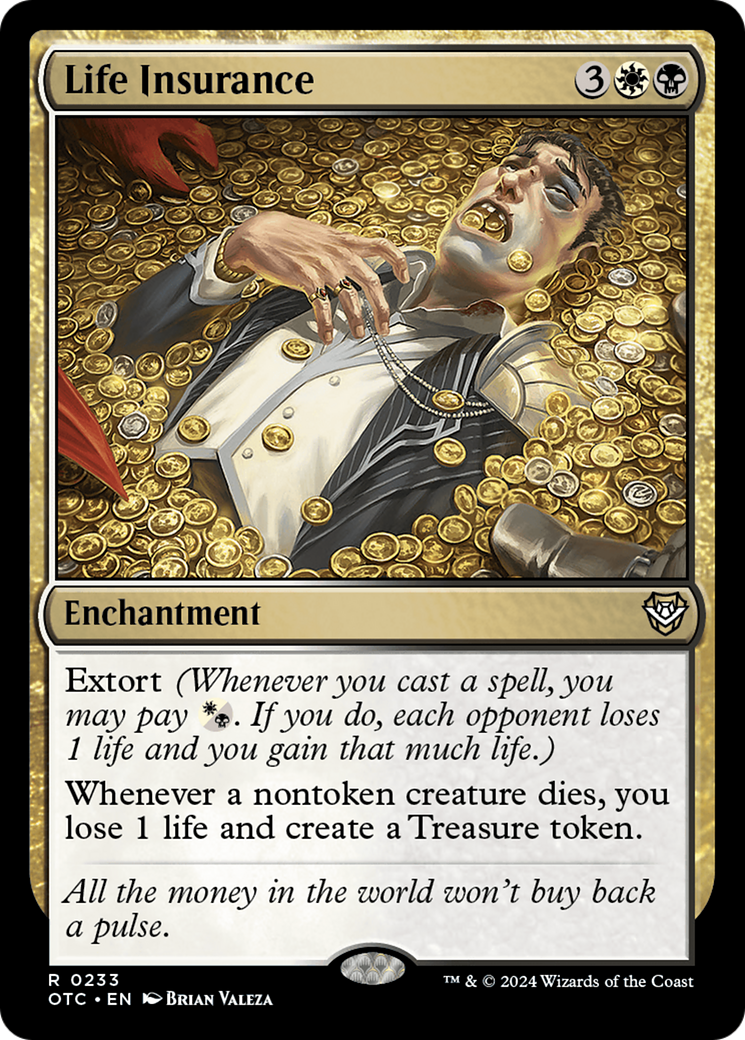 Image of Life Insurance (OTC-233) - Outlaws of Thunder Junction Commander
