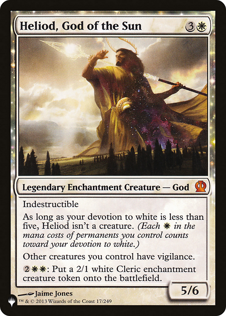 Image of Heliod, God of the Sun (LIST-THS-17) - The List: (enchantment)