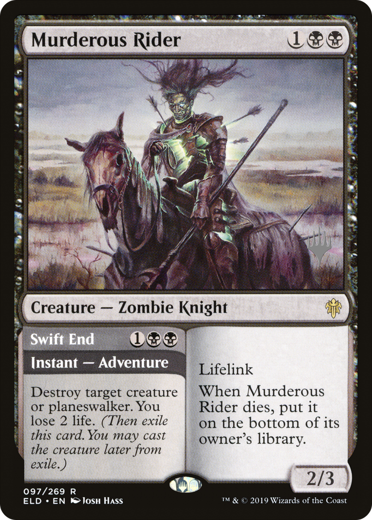 Image of Murderous Rider (PPELD-097) - Throne of Eldraine Promos