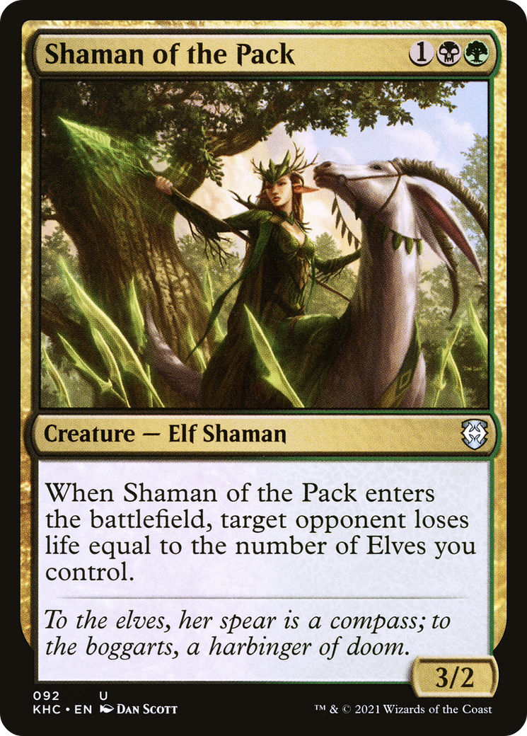 Image of Shaman of the Pack (KHC-092) - Kaldheim Commander