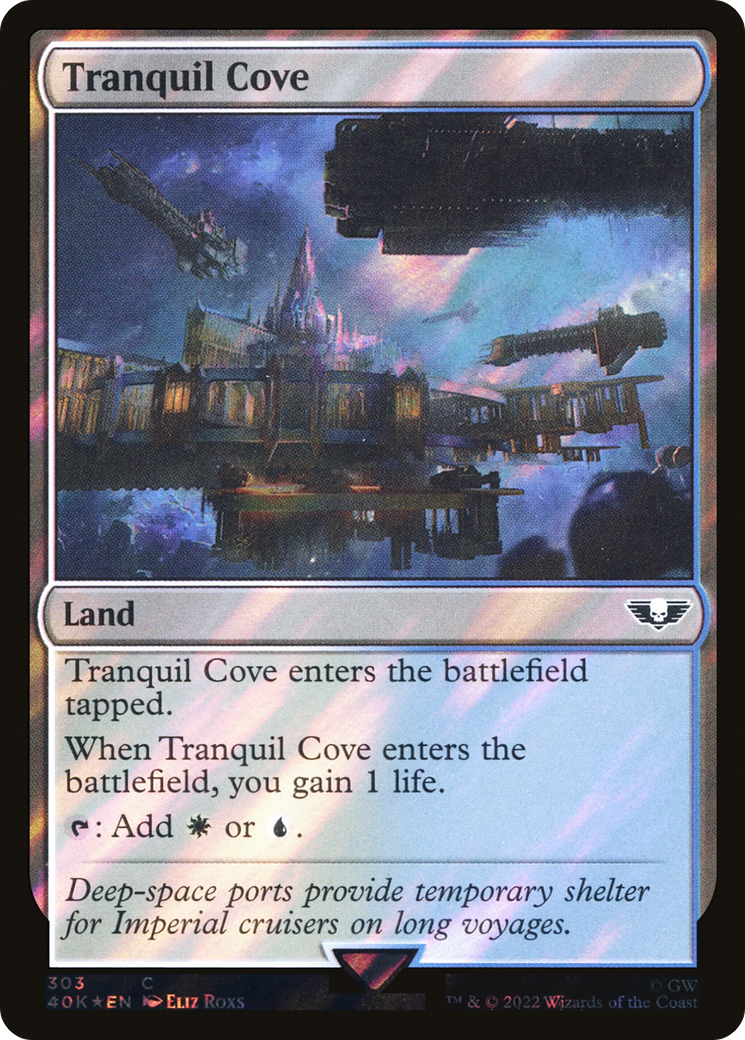 Image of Tranquil Cove (Surge Foil) (40K-303) - Warhammer 40,000 Commander Foil