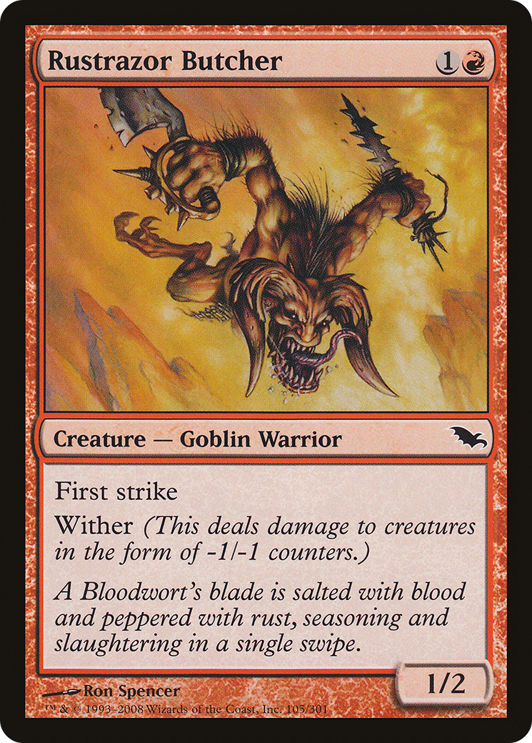 Image of Rustrazor Butcher (SHM-105) - Shadowmoor