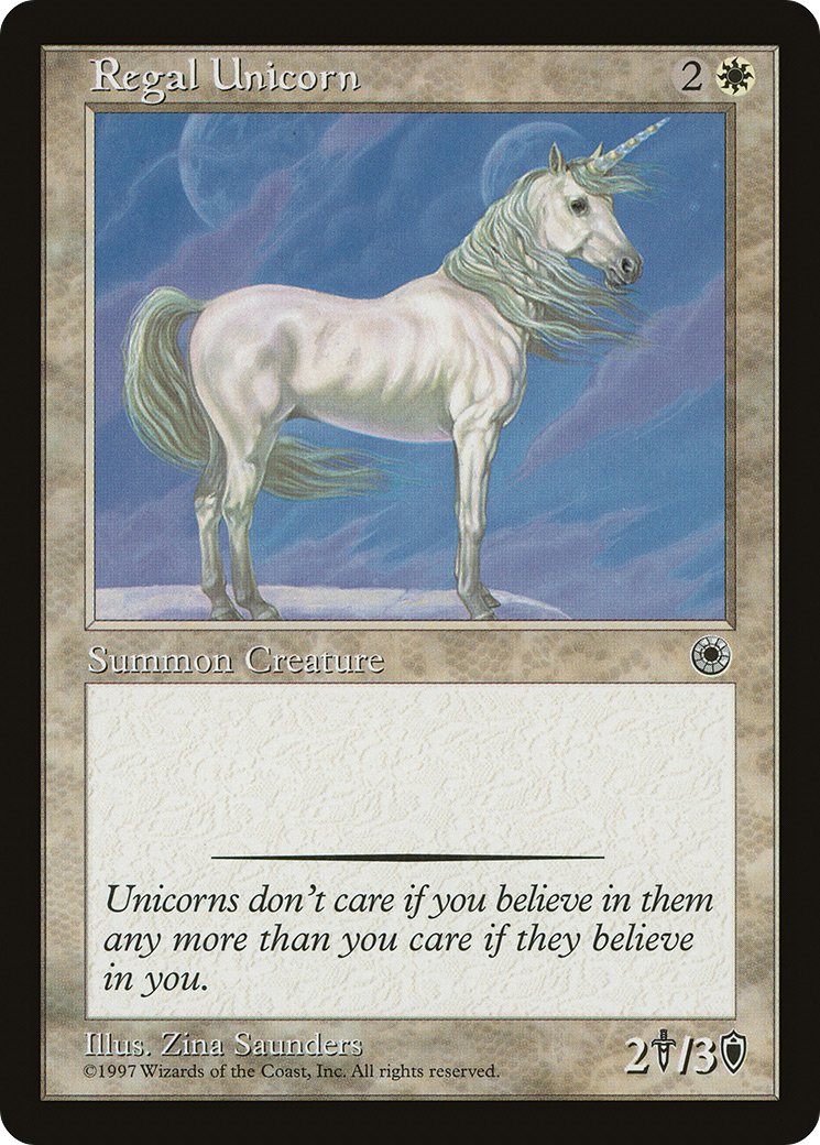 Image of Regal Unicorn (POR-) - Portal