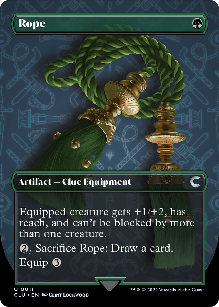 Image of Rope (Borderless) (CLU-011) - Ravnica: Clue Edition (Borderless)
