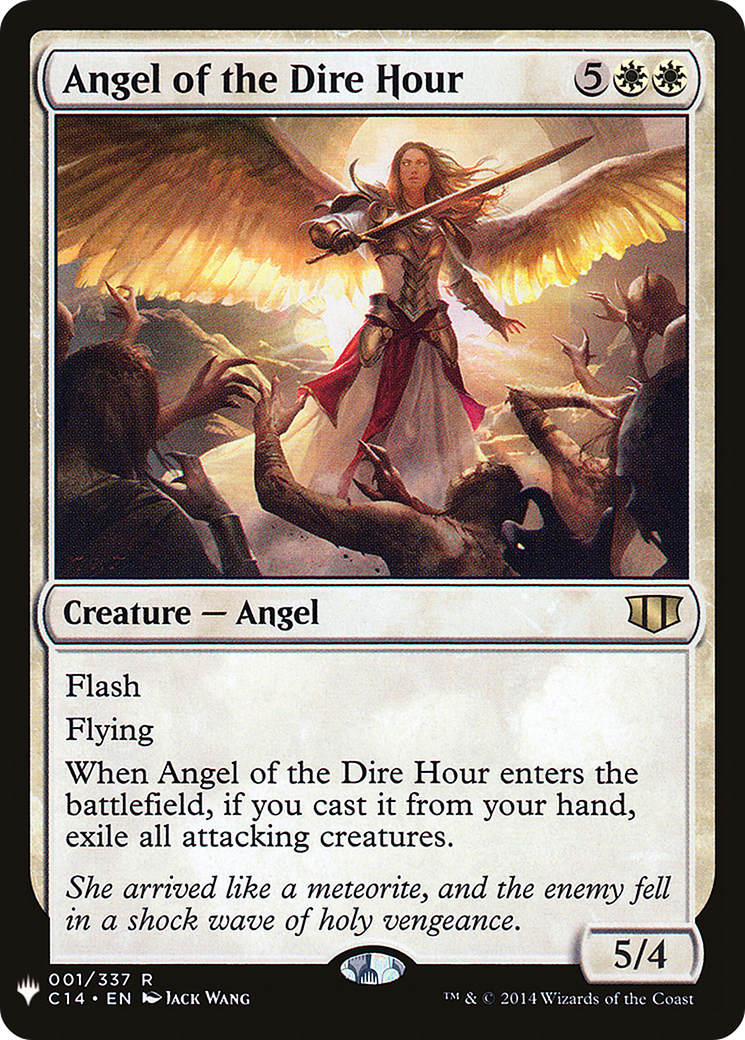 Image of Angel of the Dire Hour (LIST-001) - The List